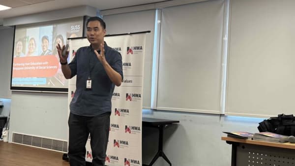 SUSS Visits HWA for Inspiring Programme Talk